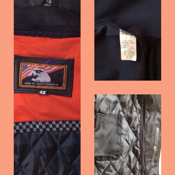 HOLIDAY SALE!!!  Brand New Heavy Duty Leather Motorcycle Jacket - Picture 7 of 8